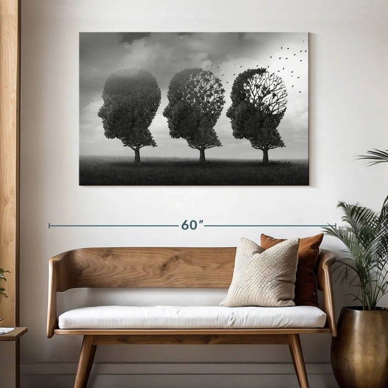 Alcaraz Memory Loss Trees, 32" H x 48" W
