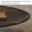 Table basse moderne et simple avec salon ovale-105839637