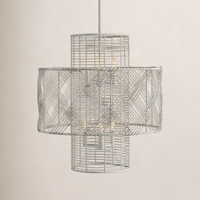 Brooke 6 - Light Tiered Chandelier, Polished Chrome