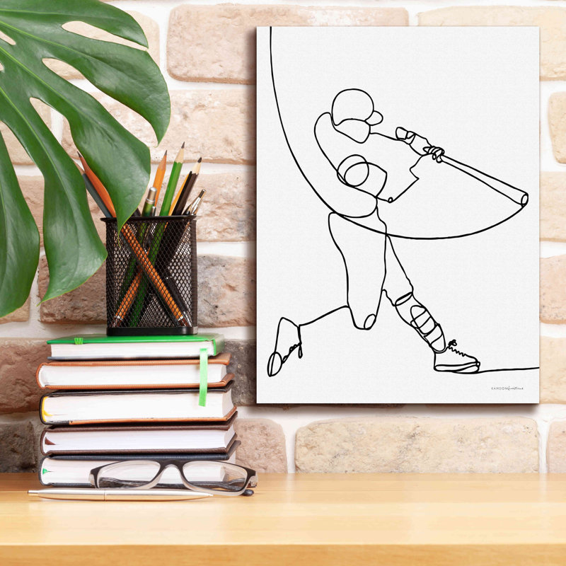 Ivy Bronx «Grand Slam» par Kamdon Kreations, estampe numérique sur toile, H 16 po x l 12 po x P 0,75 po