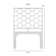 Hive Rattan Open-Frame Headboard