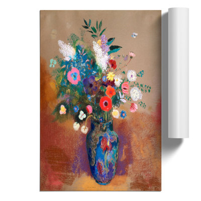 Vase of Flowers by Odilon Redon - Frameless Print