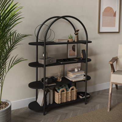 Amorie 46.46cm H x 35.43cm W Solid Wood Bookcase