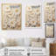 «White Daisy Fields Elegance III», reproduction sur toile-94273344-94273365