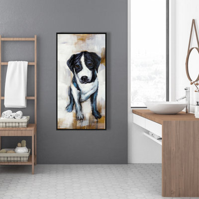 " Sitting Dog "