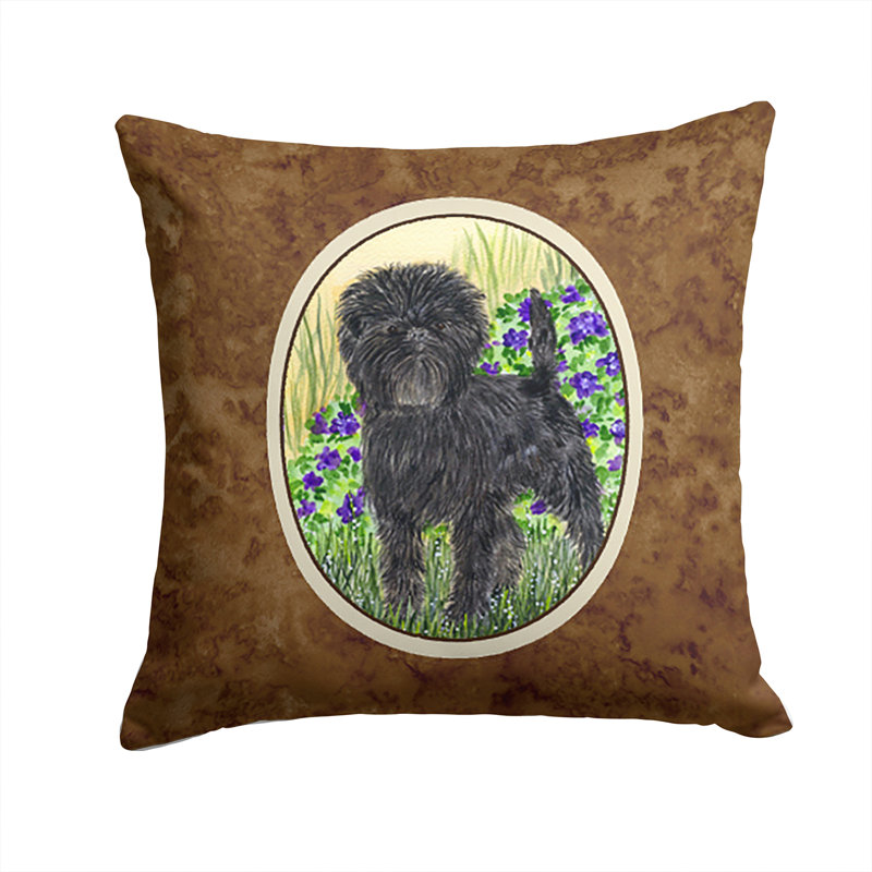Coussin décoratif intérieur/extérieur affenpinscher