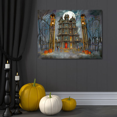 " Haunted House II " Painting Print