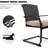 4 - Person Wicker Patio Dining Set with Square Table , Cushions Included-2079037145