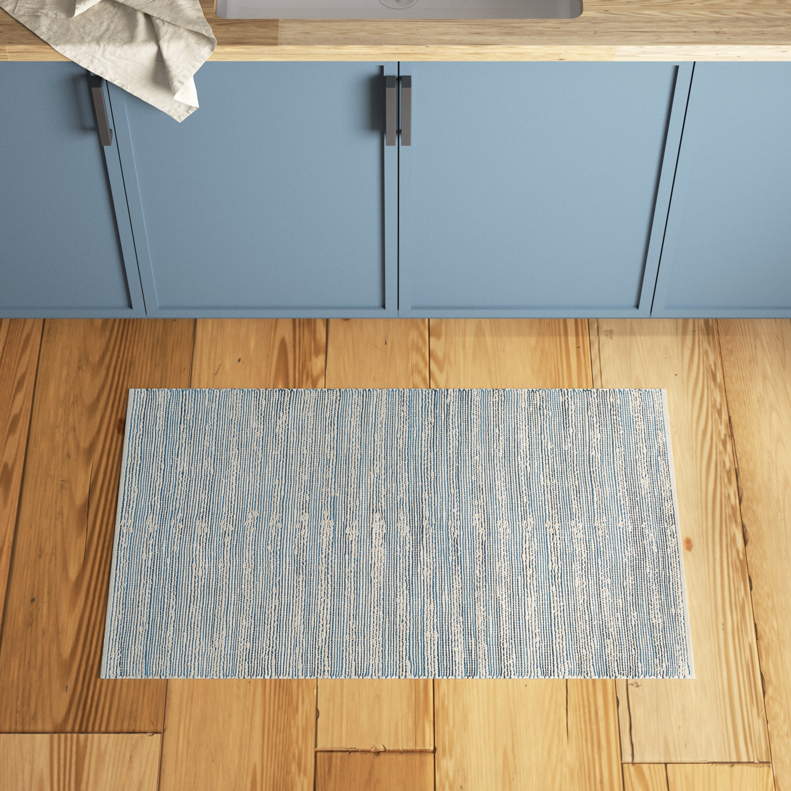 Paley Hand-Woven Striped Rug, Rectangle 2'3" x 3'9"