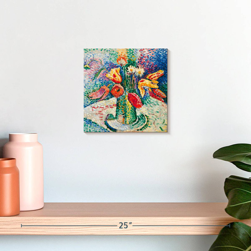Harnek Parrot Tulips 1905, 10" H x 10" W