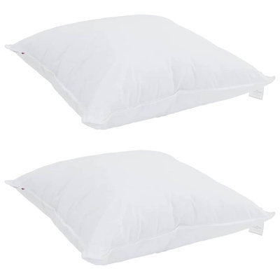  Pillows 2 Pcs White 130Gsm 100% Cotton