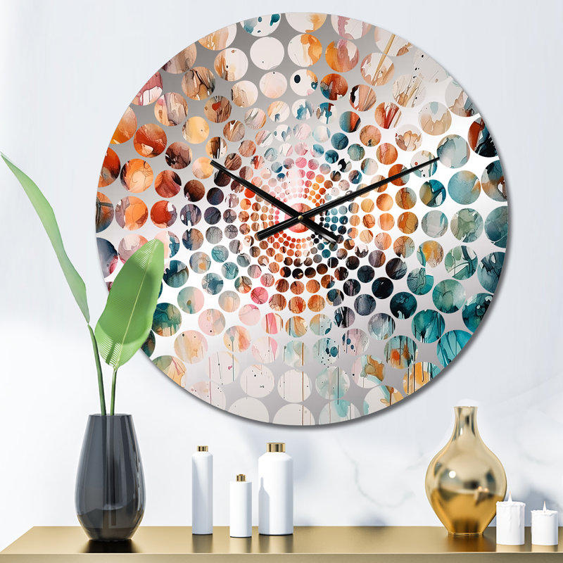 Aanayah - Horloge murale abstraite, Petit