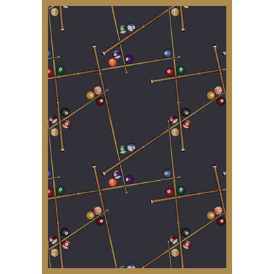 Tapis bleu touffeté de jeu et de divertissement
