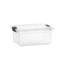 Superio 3,4 pte Petit bac de rangement transparent avec couvercle, boîte de rangement en plastique pour la maison-415959441