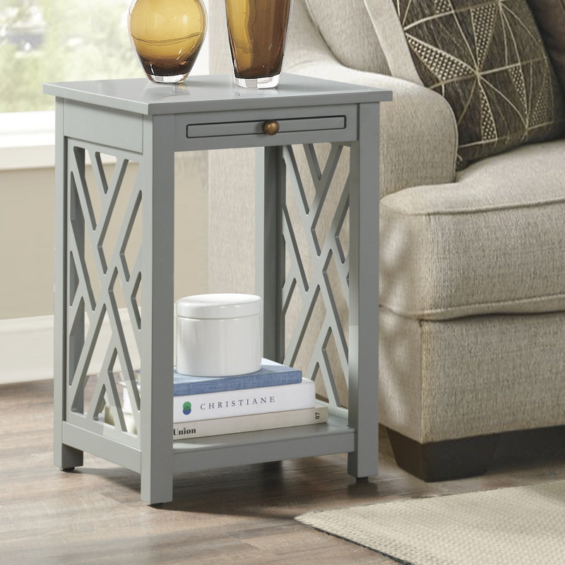 End Table, Grey