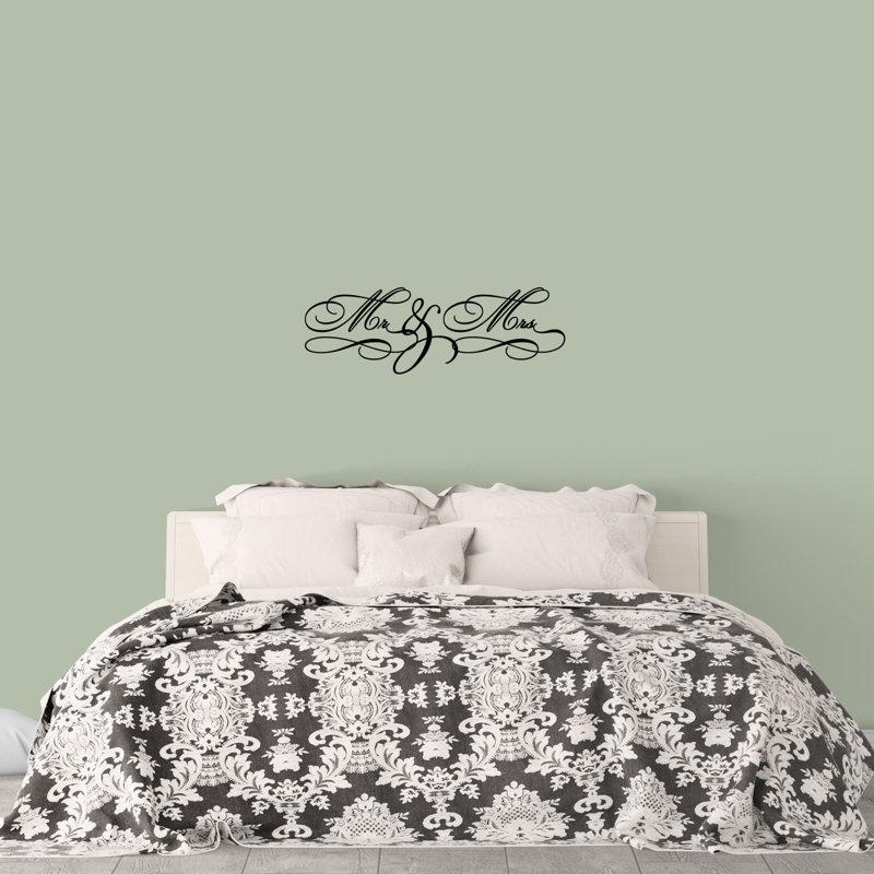 Text & Numbers Non-Wall Damaging, Black
