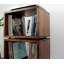 Solid Wood and Steel Multimedia Storage