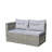 4 Piece Outdoor Sectional Sofa Set