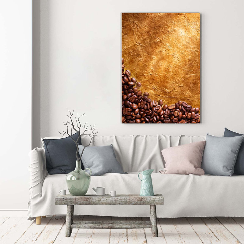 Coffee Beans - Wrapped Canvas Print