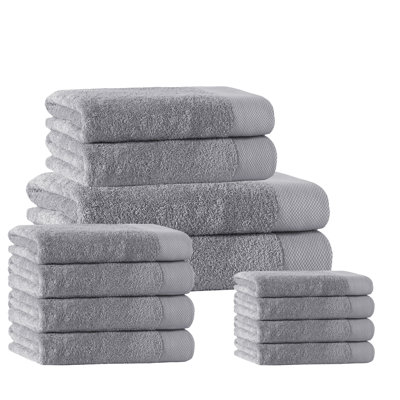 Ensemble de serviettes en coton turc 12 pièces Marcial