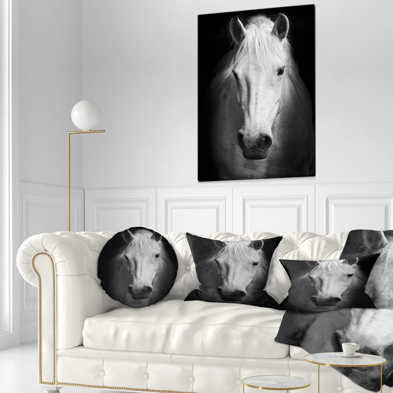 Coussin White Horse