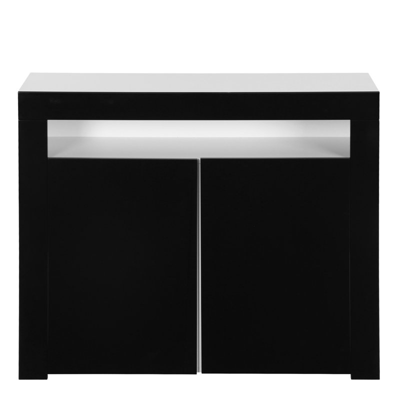 Dina 106.5cm Sideboard, Black, No
