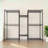 Heavy Duty Garment Rack with 8 Adjustable Shelves &amp; 5 Rods, Freestanding Closet Organizer | Black | Metal
