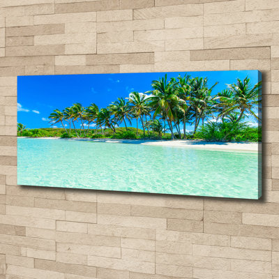 Tropical Beach - Print on Canvas