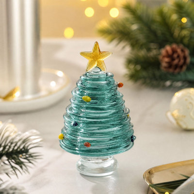 Décoration de Noël, ornement de table avec étoile, cadeau idéal pour les fêtes à la maison