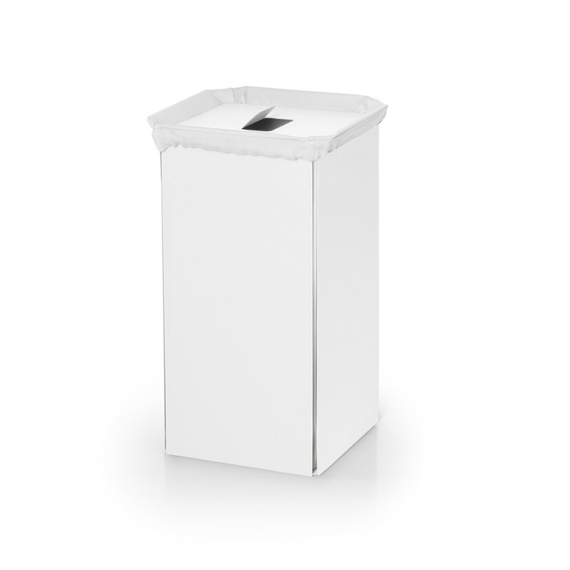 Complements Bandoni Laundry Hamper, White