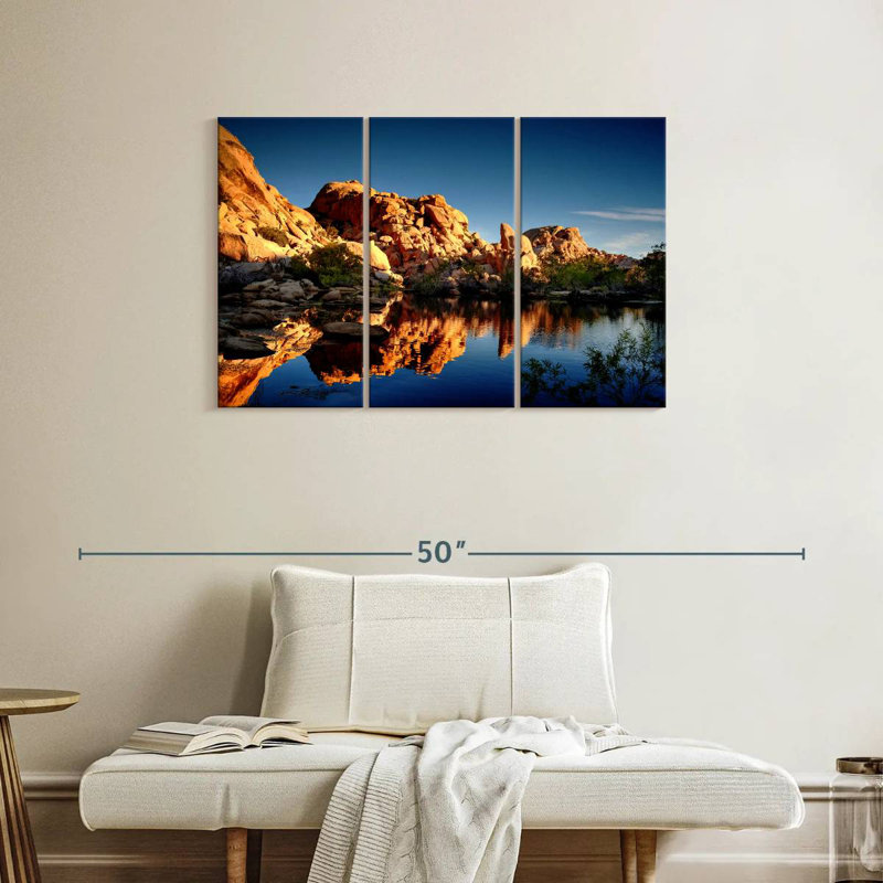 Paysage de piscine Joshua Tree, H 24 po x l 38 po