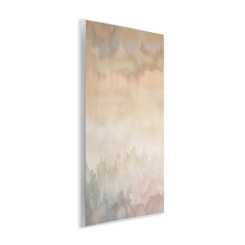 Calm & Soft Colors, plaque murale abstraite, design by Creative Studio, H 15 po x l 10 po
