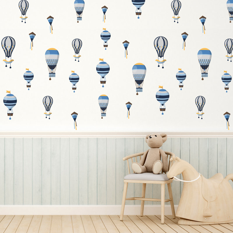 Non-Wall Damaging Wall Decal, Blue