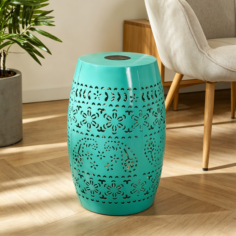 Table d'appoint SOLAR, couleur sarcelle