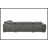 128"Sofa U Shaped Sectional Couch With Ottoman
