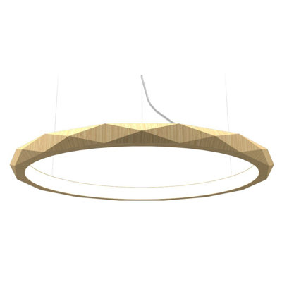 Luminaire suspendu tambour 1 lumière DEL unique