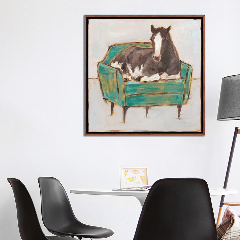 «Creature Comforts I» par Ethan Harper - reproduction d'art, Pas de tapis, H 37 po x l 37 po x P 1,5 po