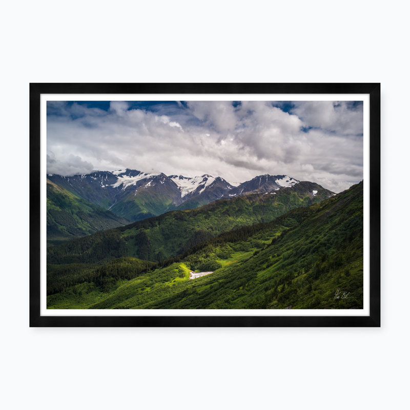 View From Mt. Alyeska Tram Ii Print