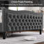 LIFT UP VELVET GRAY  KING  SIZE BED-749975483