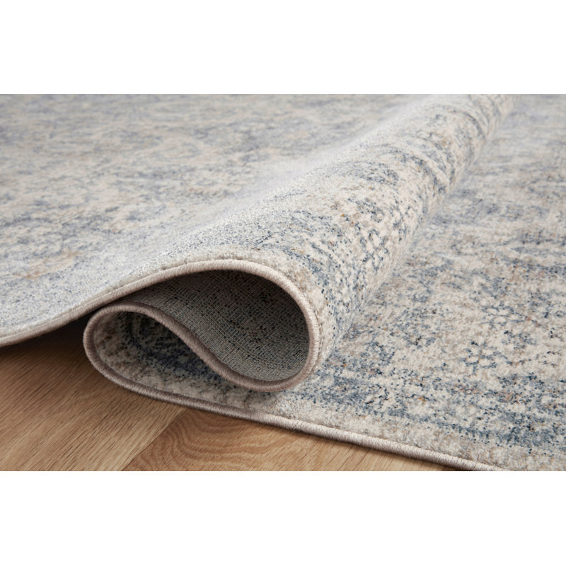 Amber Lewis x Loloi Zuma Pebble / Stone Area Rug, Rectangle 7'10" x 10'