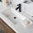 48.5" Wall-Mounted Single Bathroom Vanity With Cultured Marble Top-623012487