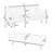 69 Inch Adjustable Teddy Sofa Bed In Gray, For Small Spaces And Multi-Functional Living-497392656