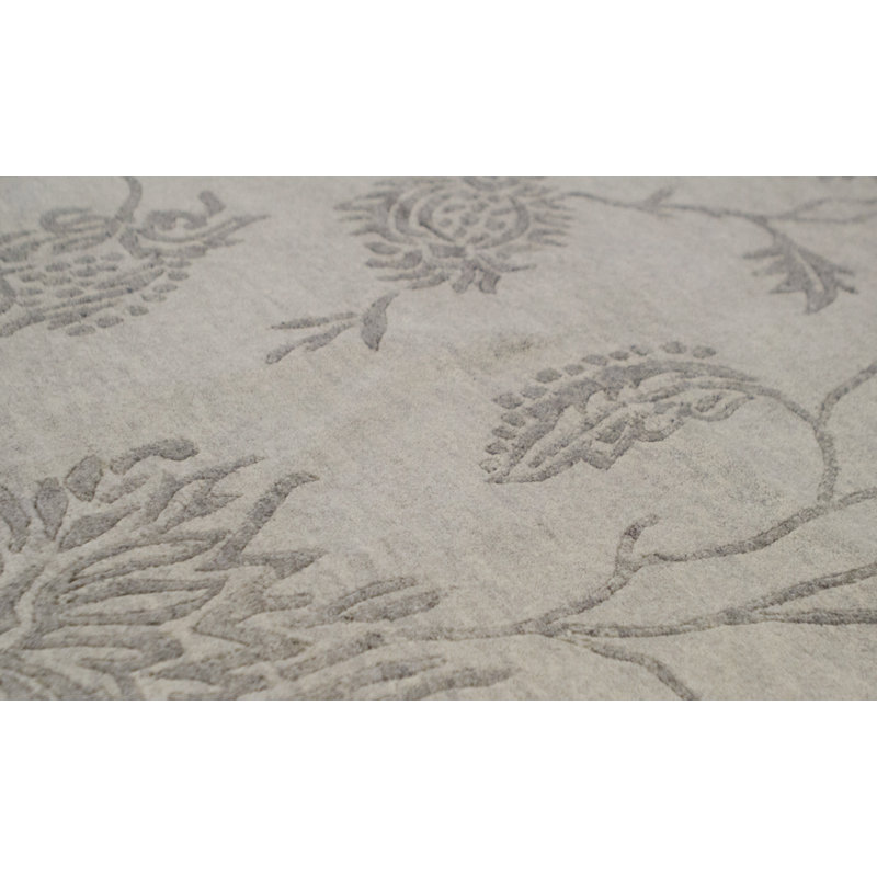 Hand-Knotted High-Quality Beige Area Rug