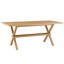 Tables de salle à manger spacieuses (table seulement, sans chaises, avec plateau et pieds) en bois