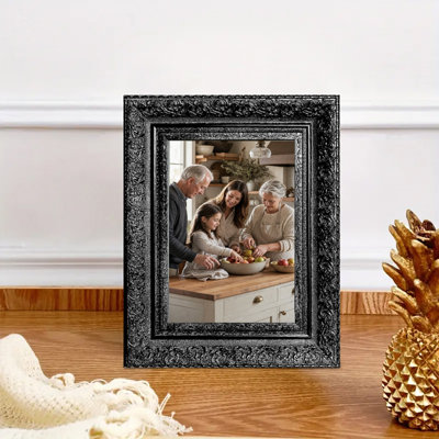 Cadre de table noir 8 pièces x 8 po 8 pièces pour présentation de photos d'anniversaire