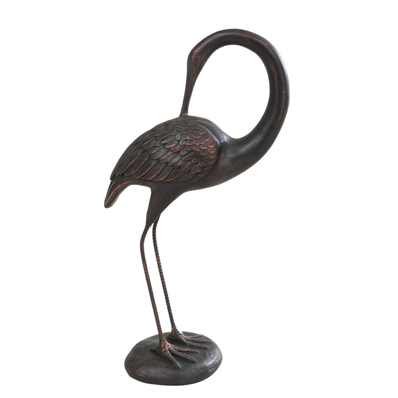 Weather Resistant Metal Animals Garden Art, Antique Bronze, Small