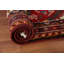 Tapis décoratif géométrique rouge 3 x 5