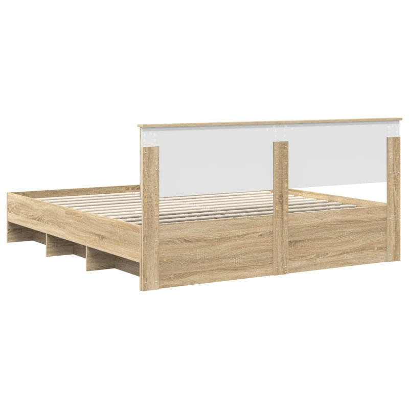 Bed Frame, Super King (6'), Sonoma Oak
