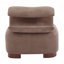 Fauteuil d'appoint moderne en polyester pour le salon - Adapté aux animaux de compagnie, élégant et idéal pour la maison et le bureau-1745582620