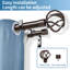 Cottrill Steel Adjustable Double Curtain Rod-306300497-306300498